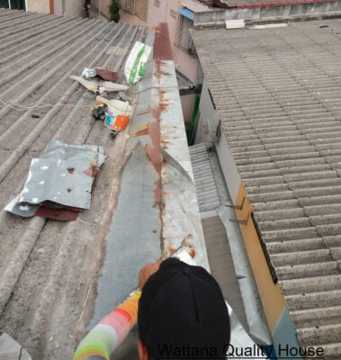 Seal tapes along the seams.