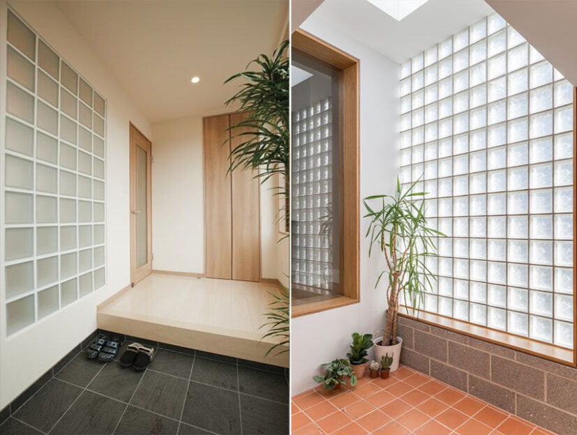 Glass blocks help to save on electricity bills.2