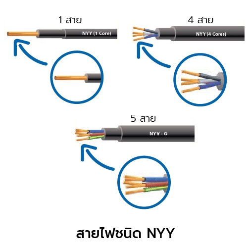 สายไฟชนิด NYY-02
