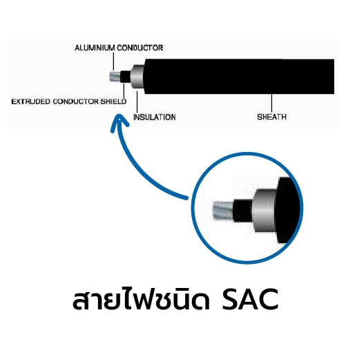 สายไฟชนิด SAC
